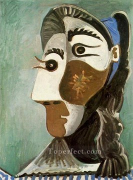 Cabeza Mujer 7 1962 cubista Pablo Picasso Pinturas al óleo